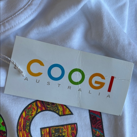 Vintage COOGI White Logo Short Sleeve Crewneck Tshirt Mens Size Medium - Picture 4 of 10